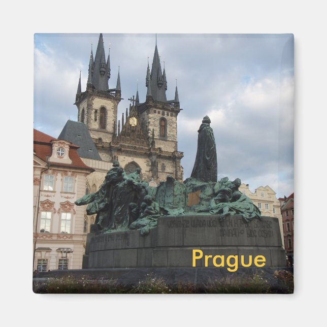 prague fridge magnet (Front)