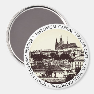 Prague, Historical city, Castle - Czech Art Magnet