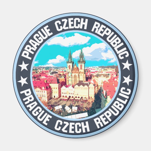 Prague                                             magnet (Front)