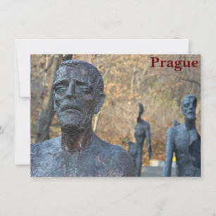 Prague memorial card