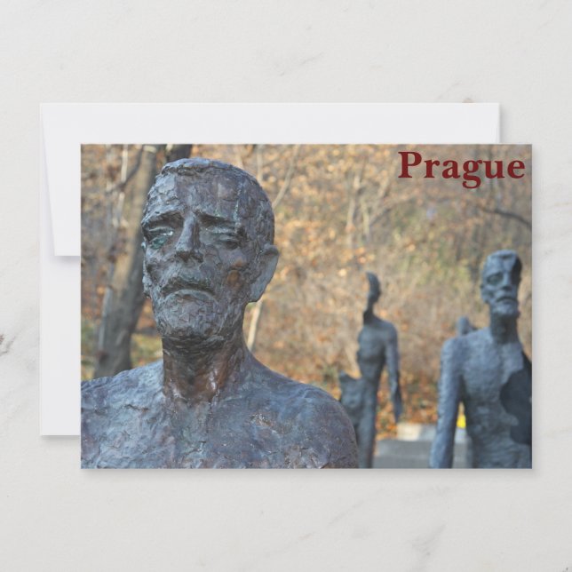 Prague memorial card (Front)