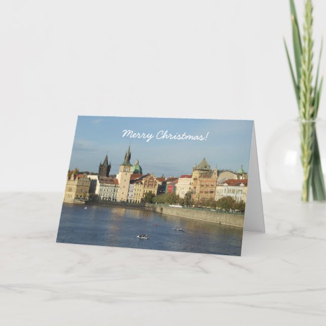 Prague Merry Christmas Card (Front)