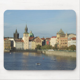Prague Mousepad Water Scene