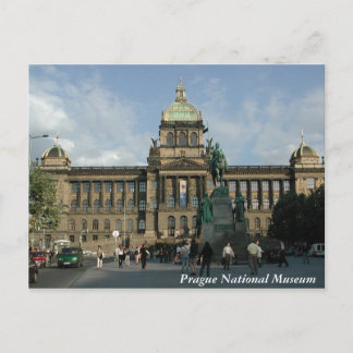 Prague National Museum Postcard