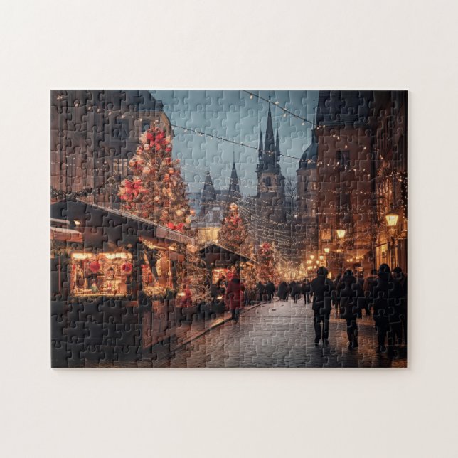  Prague night in Czech Republic Jigsaw Puzzle (Horizontal)