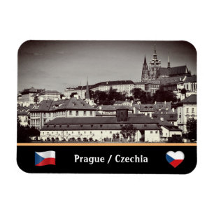 Prague, Old City & Prague Castle /Czechia Magnet