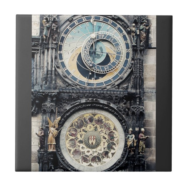 Prague Orloj Tile (Front)