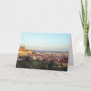 Prague panorama card