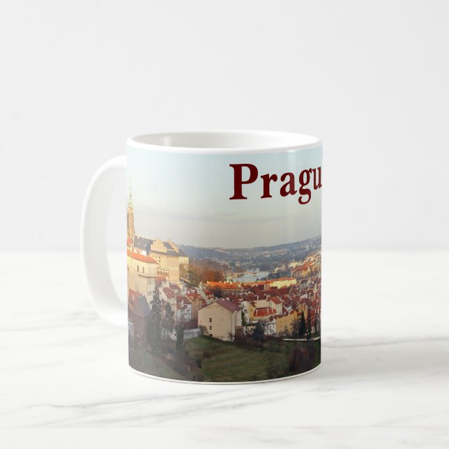 Prague panorama coffee mug (Front Left)