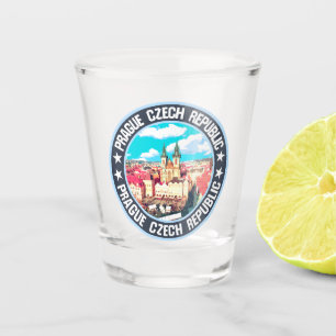 Prague shot glass