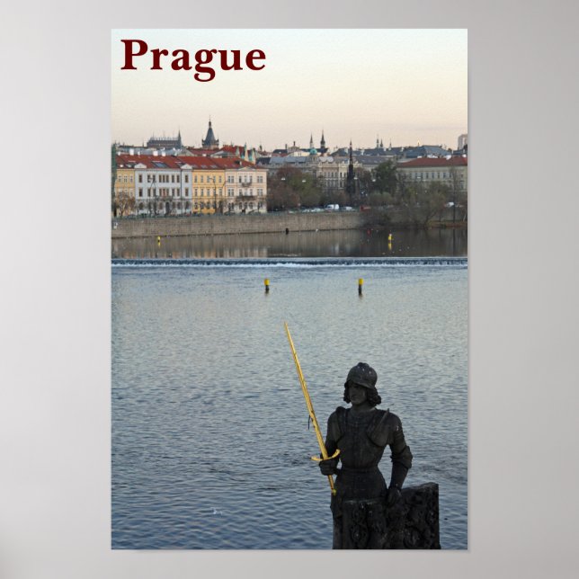 Prague statue poster (Front)