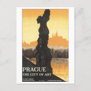 Prague, The City of Art Postcard