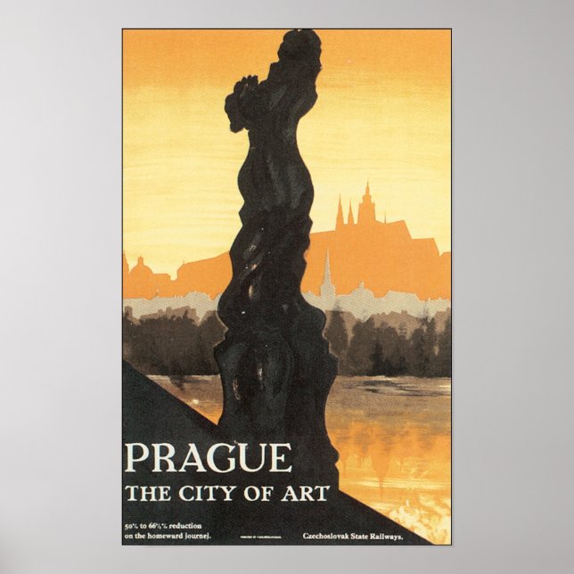 Prague, The City of Art Poster (Front)