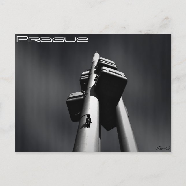 Prague TV Tower postcard (Front)