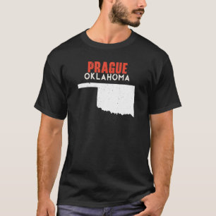Prague USA State America Travel Oklahoman T-Shirt