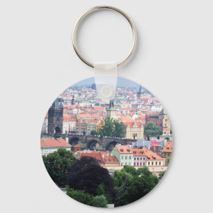 Prague View Key Ring