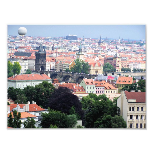 Prague View Photo Print (Front)