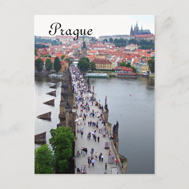 Prague View Postcard (Front)