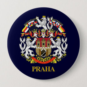 Praha (Prague) 10 Cm Round Badge