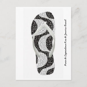 Praia de Copacabana Rio de Janeiro Brasil Postcard