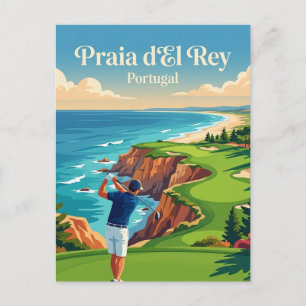 Praia dEl Rey Portugal Postcard