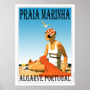 Praia Marinha Beach, Algarve Portugal Poster