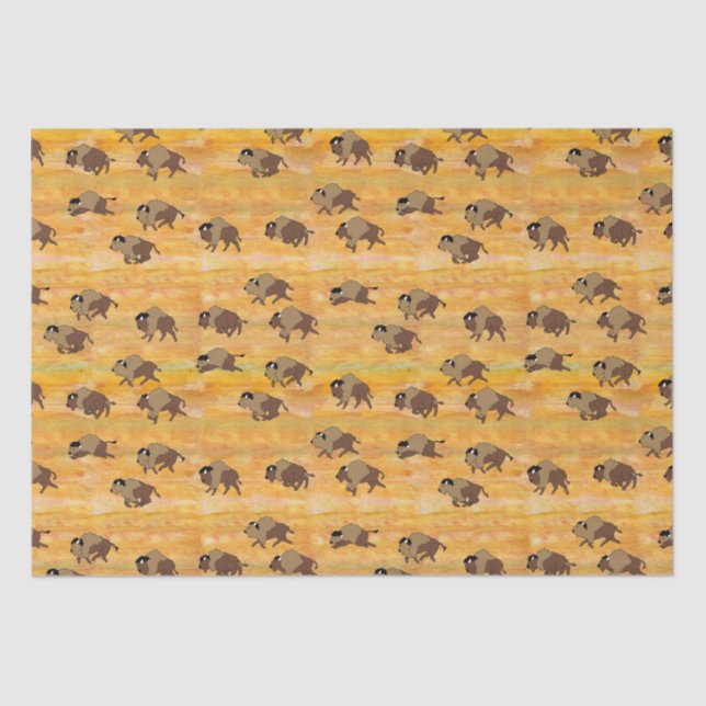 Prairie Buffalo Tissue Paper (Front)