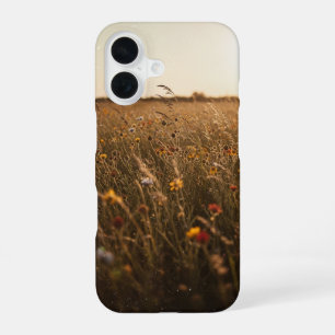Prairie de Fleurs Sauvages Vintage iPhone 16 Case