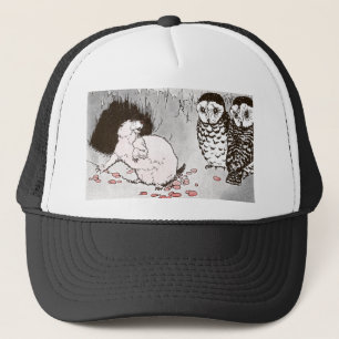 Prairie Dog and Owls in Burrow Trucker Hat