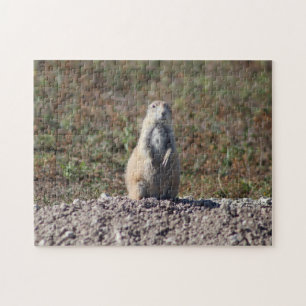 Prairie Dog at Badlands National Park, Interior SD Jigsaw Puzzle