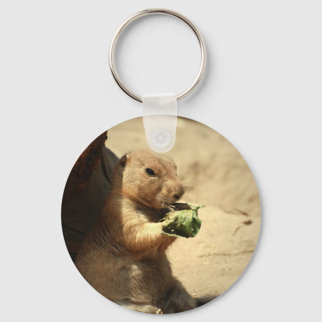 Prairie Dog Hanging Out Keychain (Front)