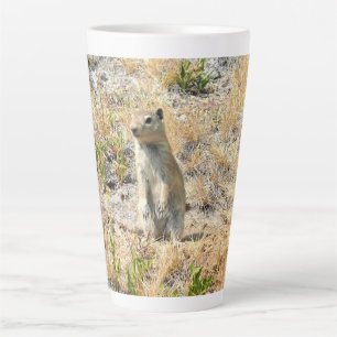 Prairie Dog in Yosemite, California Latte Mug