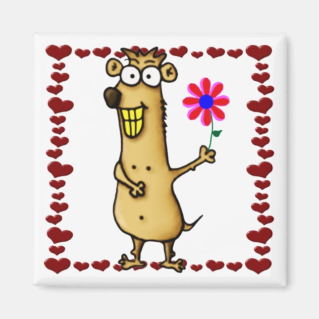 Prairie Dog Love Magnet (Front)