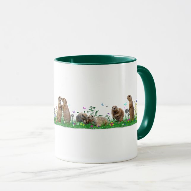 Prairie Dog Meadow Mug (Front Right)