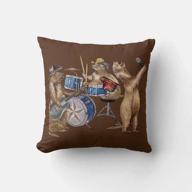 Prairie Dogs Cushion (Front)