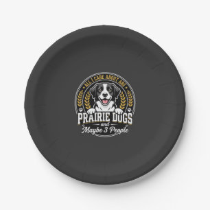 Prairie Dogs Maybe 3 People Design Paper Plate