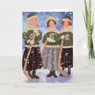 Prairie Girls of Winter, Circa 1925 Thank You Card