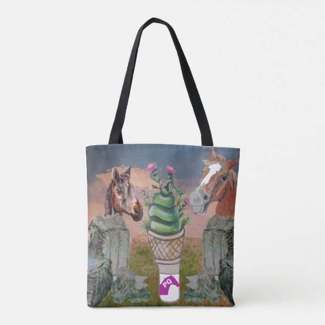 prairie queen tote bag (Back)