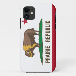 Prairie Republic Bison Flag Great Plains Case-Mate iPhone Case