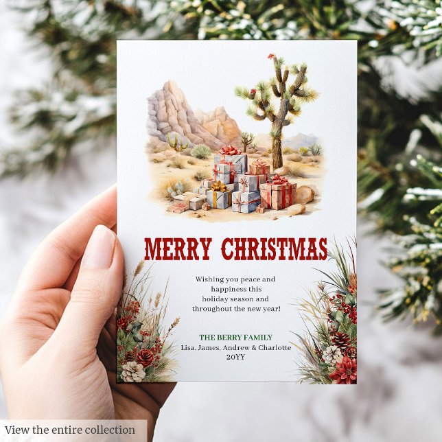 Prairie style Christmas greeting card editable (Prairie style Christmas greeting card editable

)