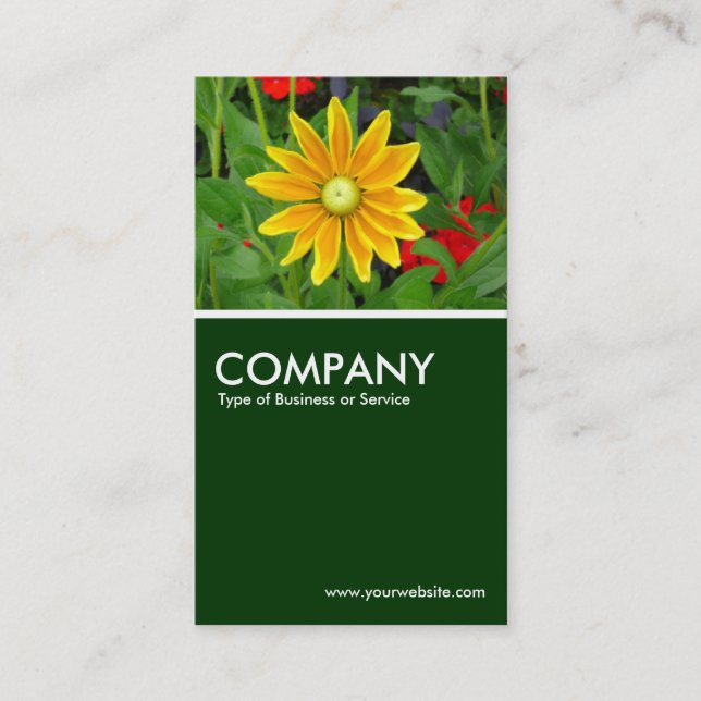 Prairie Sun Rudbeckia Business Card (Front)