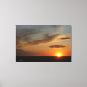 Prairie Sunset Canvas Print