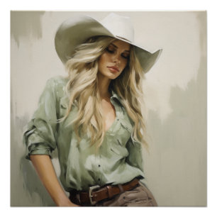 Prairie Willows: Cowgirl Wall Art