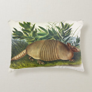 Prairie Wolf (Coyote) from Audubon's Quadrupeds Decorative Cushion