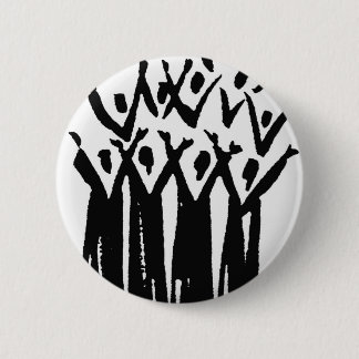 PRAISE 6 CM ROUND BADGE