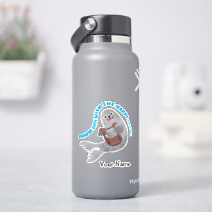 Praise cute harp seal scripture bible verse psalm