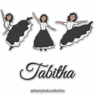 Praise Dancer BW #2 Sticker