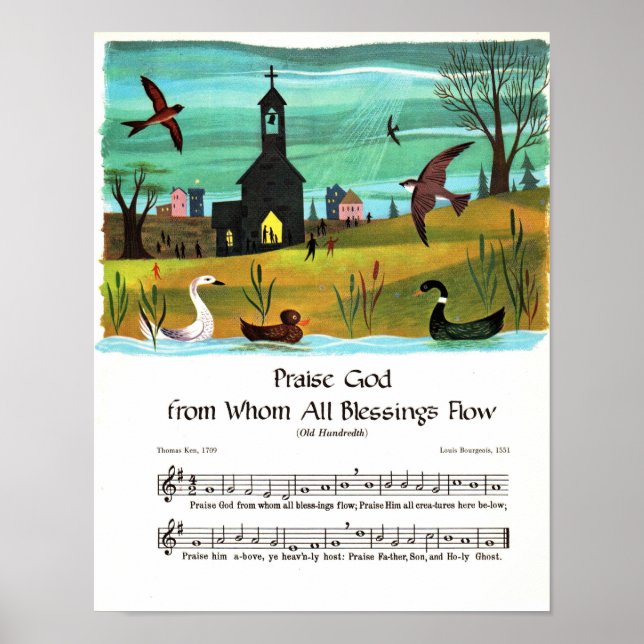 Praise God From Whom All Blessings Flow Poster (Front)