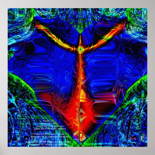 Praise God in His Sanctuary Poster (Front)