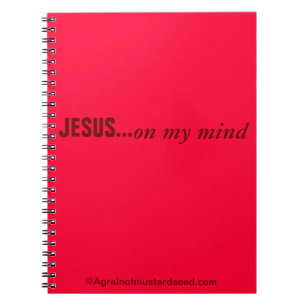 Praise Him N Pink Bible Quote Customise it Spiral Notebook